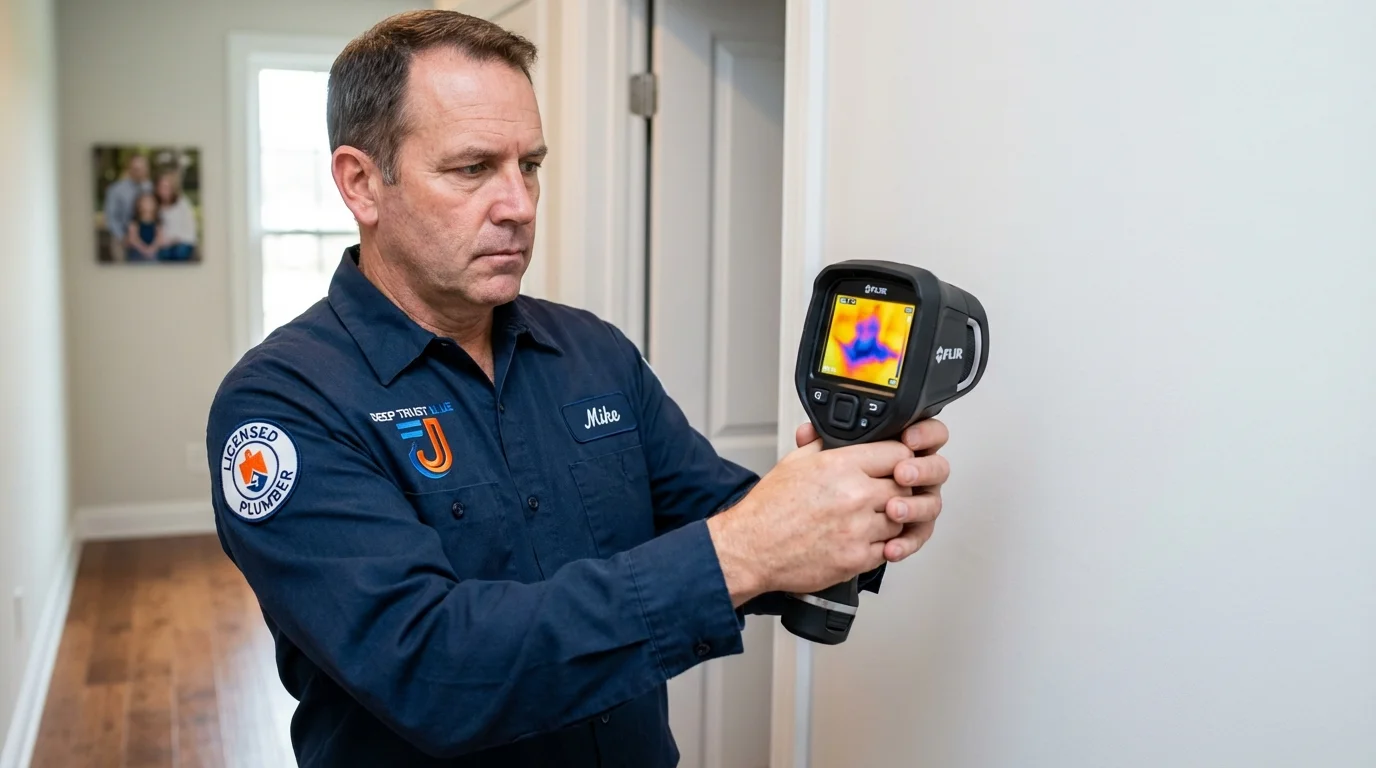 Thermal imaging leak detection by Johns Plumbing LLC in Rainbow City
